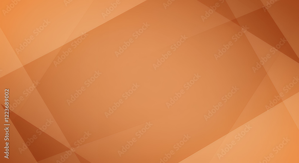 Aufkleber abstract orange geometric background with overlapping layers and gradient