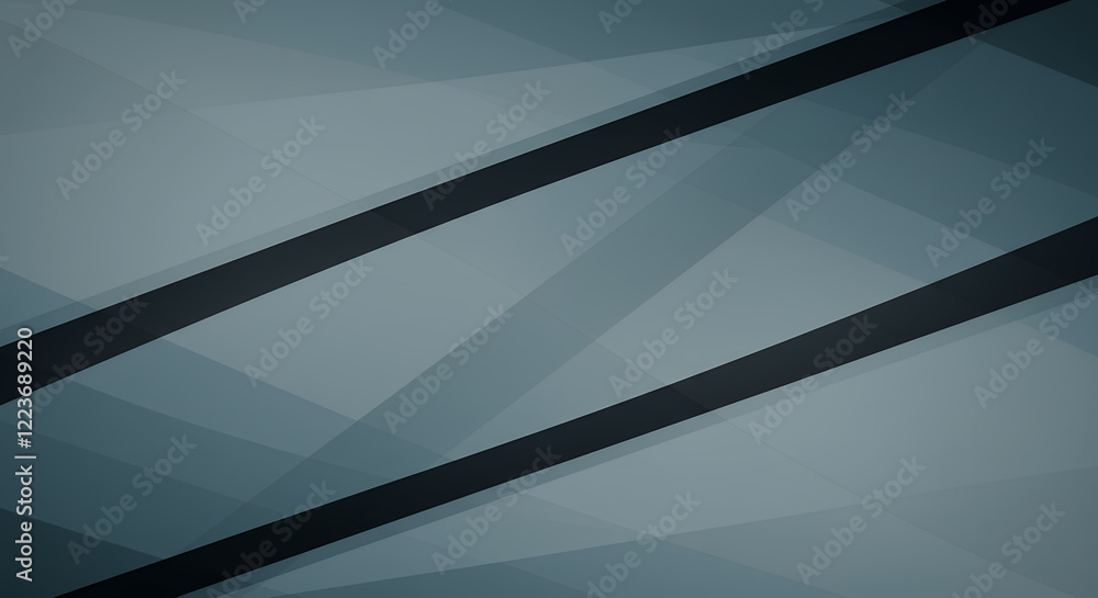 Poster abstract geometric background with diagonal lines and overlapping shapes in shades of gray and black
