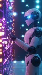 Humanrobot collaboration with holographic data interface