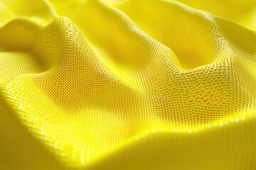 Vibrant neon yellow geometric pattern with tiltshift effect at resolution for commercial design