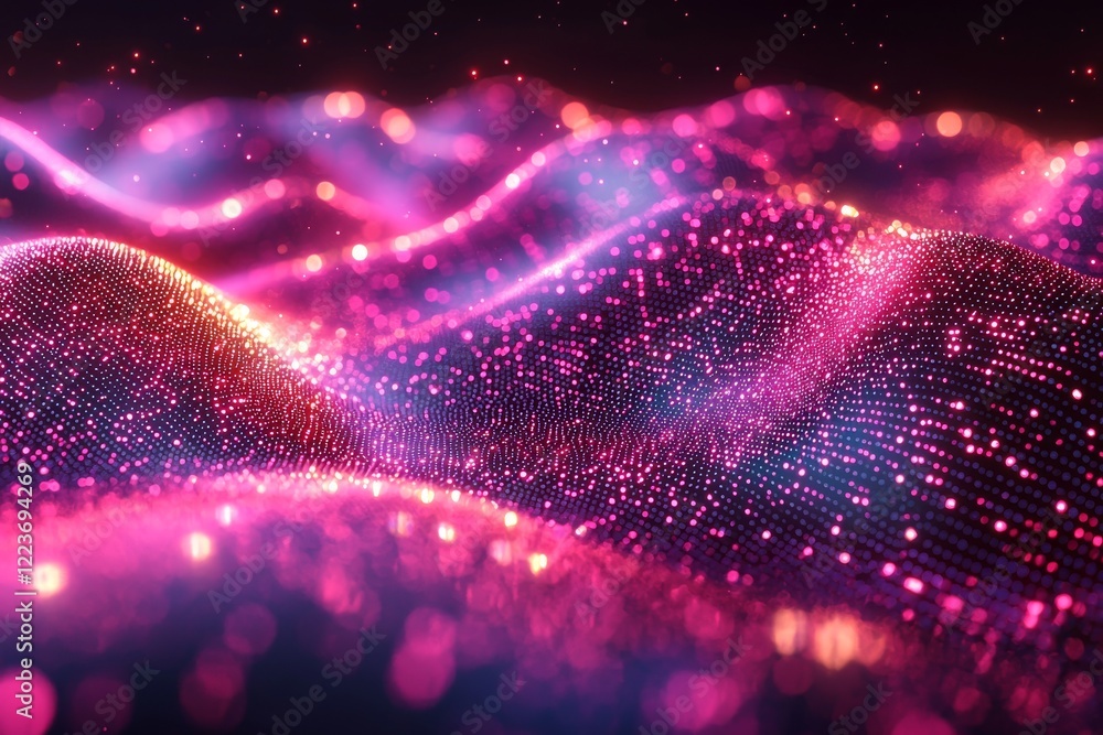 Aufkleber light speed zoom travel set against a deep space backdrop using 3d technology illustration