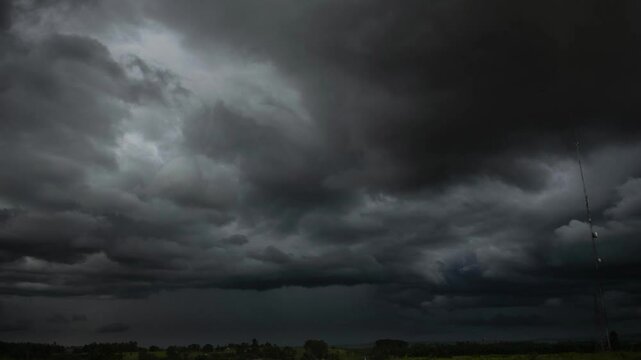 Storm clouds timelapse