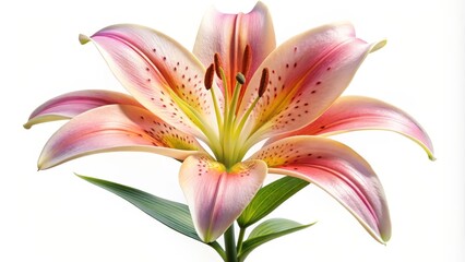 Fototapeta premium Pink Lily Flower Close-up