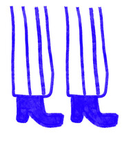 Boots illustration doodle fashion shoes design