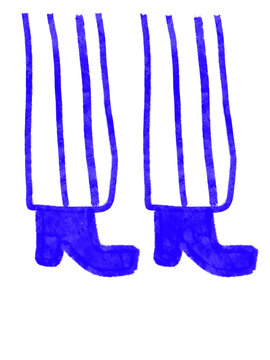 Boots illustration doodle fashion shoes design