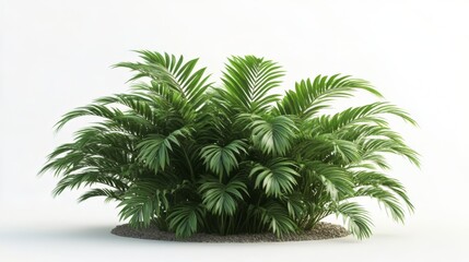 Fototapeta premium Stunning Lush Palm Tree in Vivid Green