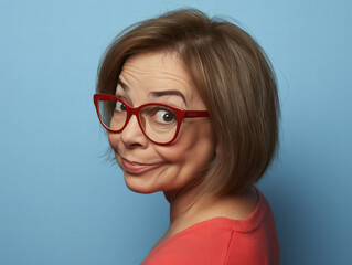 female portrait: &ldquo;I told you so!&rdquo;