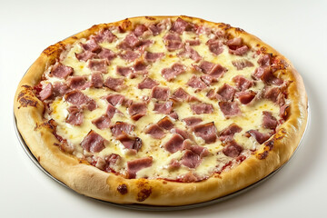 Ham And Cheese Pizza