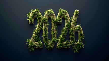 Fototapeta premium green moss on black background