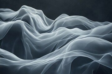 Obraz premium image showcasing monochromatic gradient with subtle volumetric lighting illusion