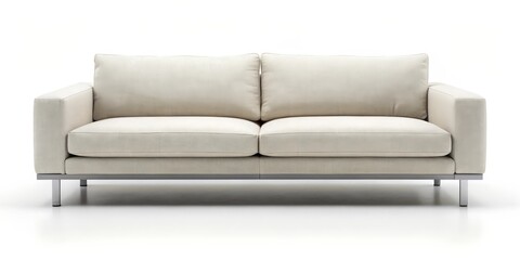 Modern Sofa Design, Off-White Upholstery