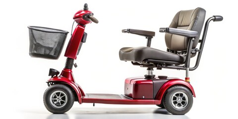 Red Mobility Scooter