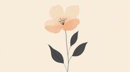 Flat design of flower vector