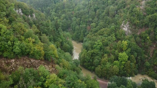 Source de la Loue, spring of river Loue, Ouhans, Doubs, Franche-Comte, France