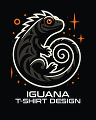 Iguana Vector Logo Design