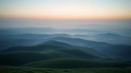 Tranquil Morning in Rolling Meadows