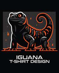 Iguana Vector Logo Design