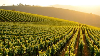 Lush Vines Under Evening Glow