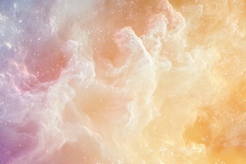 Obraz premium Pastel watercolor galaxy image with soft textures and lighting