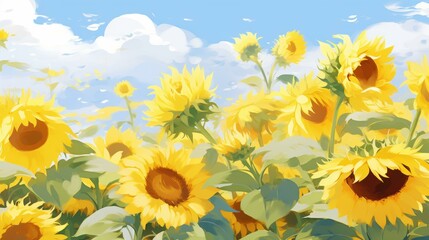 Bright, warm sunshine beams down on a perfect summer day, inviting fun and relaxation outdoors.