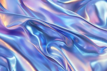 Obraz premium space background with holographic texture and cool tones