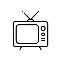 retro tv icon	