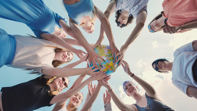 School friends come together to raise awareness for global citizenship and environmental sustainability by holding a globe