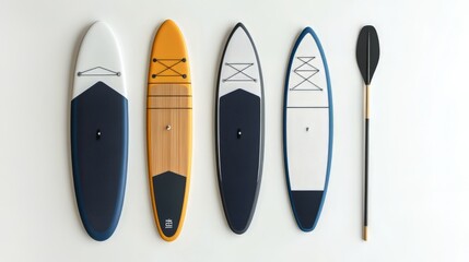 Stand Up Paddleboards and Paddle: Stylish Water Sports Equipment