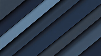 Obraz premium Diagonal layers of blue shades, abstract geometric design.