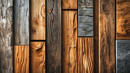 Elegant wood textures for modern interior design