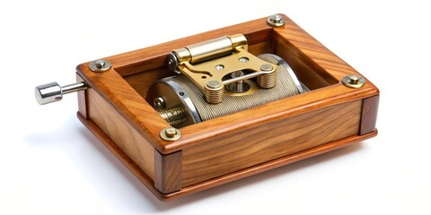 Wooden Box with Internal Mechanism