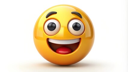 Fototapeta premium Happy Smiley Face Emoji