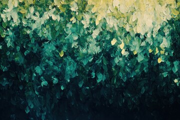  textured lush forest image with serene muted colors