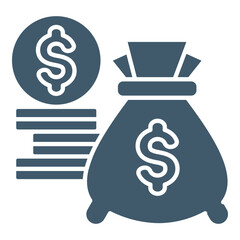 Financing  Icon Element For Design