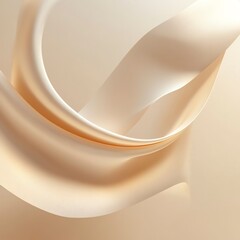 Fototapeta premium A long, flowing piece of fabric with a pattern on it