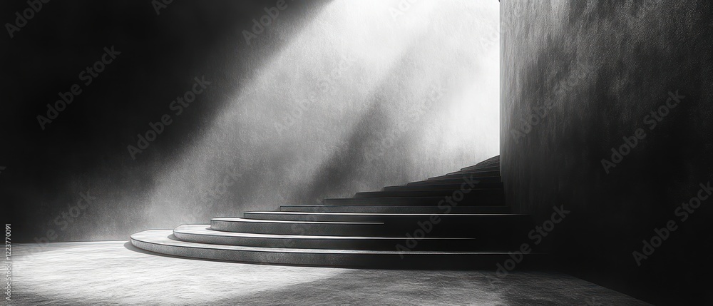 Poster black and white abstract background texture gradient poster header design