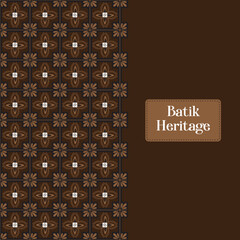 Earth Tone Batik Pattern