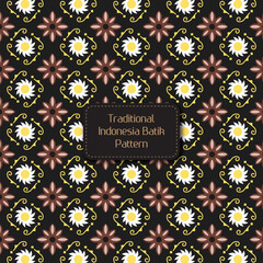 Traditional Indonesia Batik Pattern