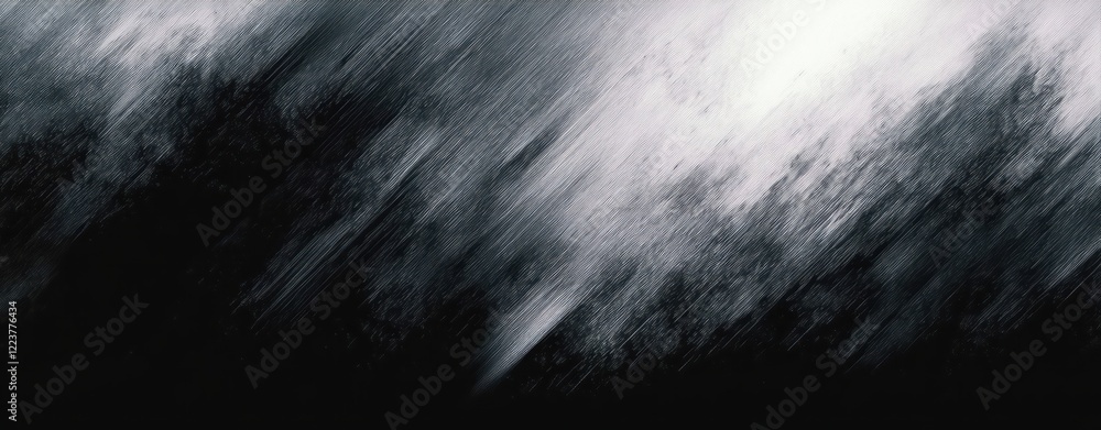 Aufkleber dynamic abstract textured composition monochromatic black gray soft light movement depth design