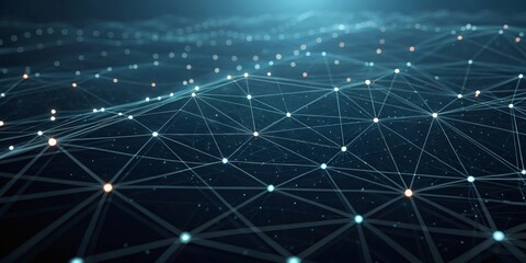 Obraz premium Abstract Network Connection