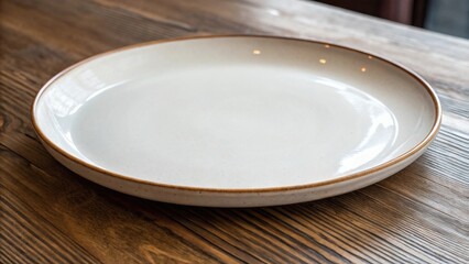 Off-white Ceramic Serving Bowl