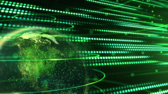 Planet Earth in the abstract virtual space of information technologies