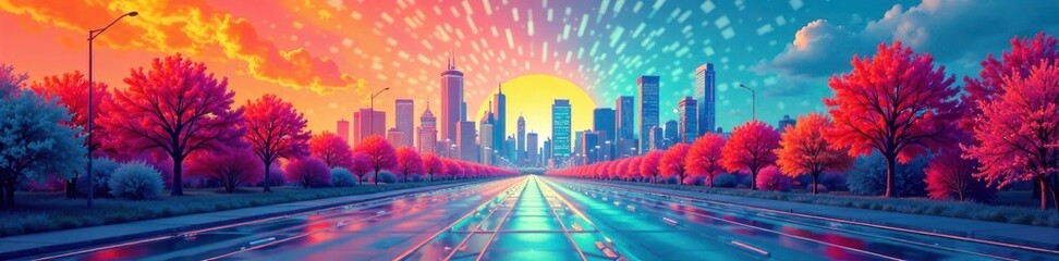 Fototapeta premium Business Magazine Cover with Modern Typography , professional look, corporate