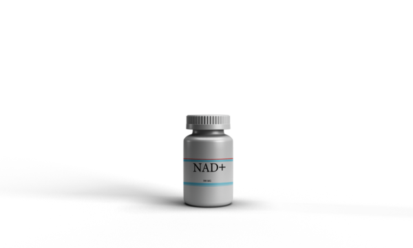 NAD+ bottle drip vitamin medical healthcare research science treatment chemistry disease caduceus white dicut background NAD laboratory biochemistry technology metabolism object exam medical NAD+ dna