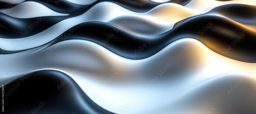 Poster dynamic black and white abstract pattern optical illusion with grainy texture motion blur