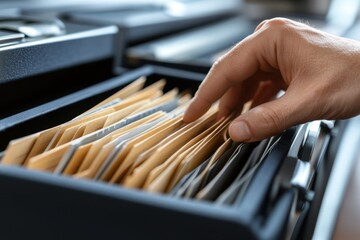 Doctor meticulously managing secure patient health information, ensuring precise and professional compliance with all relevant regulatory standards Maintaining the confidentiality and integrity of