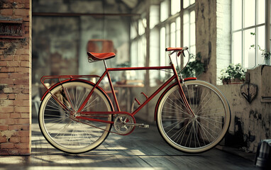 Fototapeta premium High-Performance Bike with LG Logo Accent