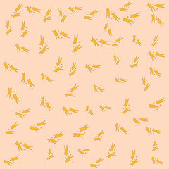 Abstract Seamless Birthday Ribbon Pattern - Playful and Random