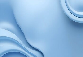 Blue Abstract Gradient Wavy Shape Futuristic Background, Wallpaper 3d rendering background, Growing Retro Wave Vector Background