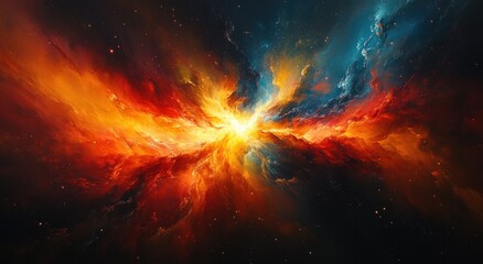 Sunlight Flare Abstract Expressionism Light Effects Dynamic Rays Chiaroscuro Glow Background